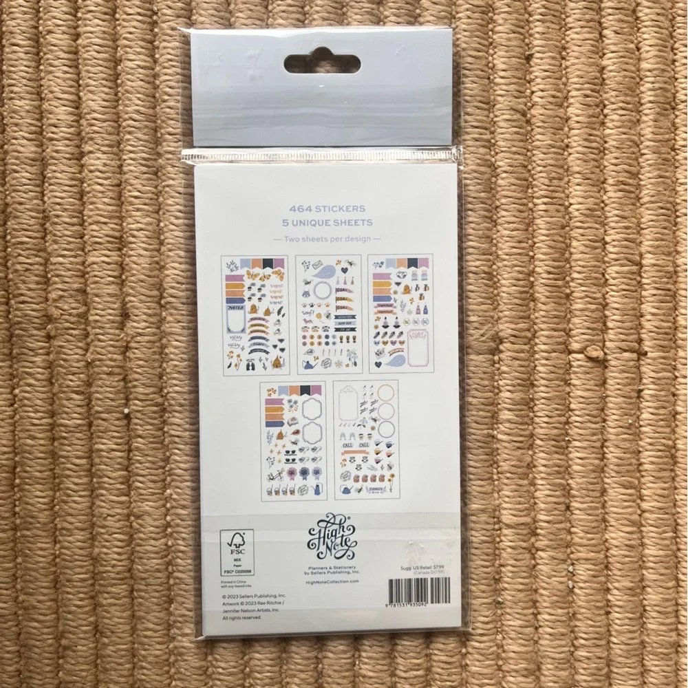 🎉🎉Spring Planner Journal Stickers for Planning — 5 Sticker Sheets